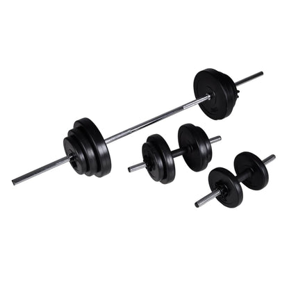 Set 2 Činek + Vzpěračská Činka 30,5 Kg