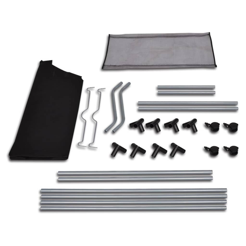 Xxl Koš Na Prádlo Se 4 Koši Na Třídění Prádla - Černo-Šedý