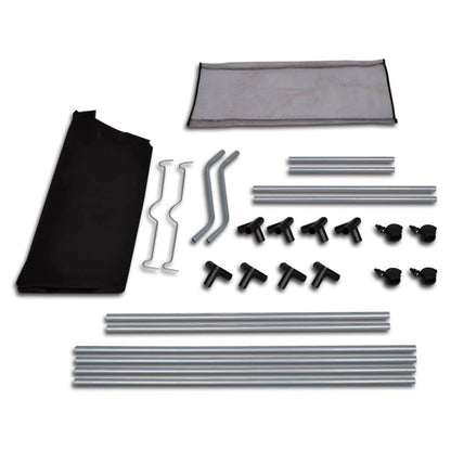 Xxl Koš Na Prádlo Se 4 Koši Na Třídění Prádla - Černo-Šedý