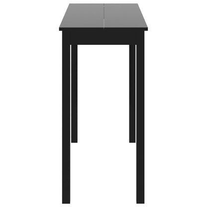 Barový Stůl Mdf Černý 115 X 55 X 107 Cm