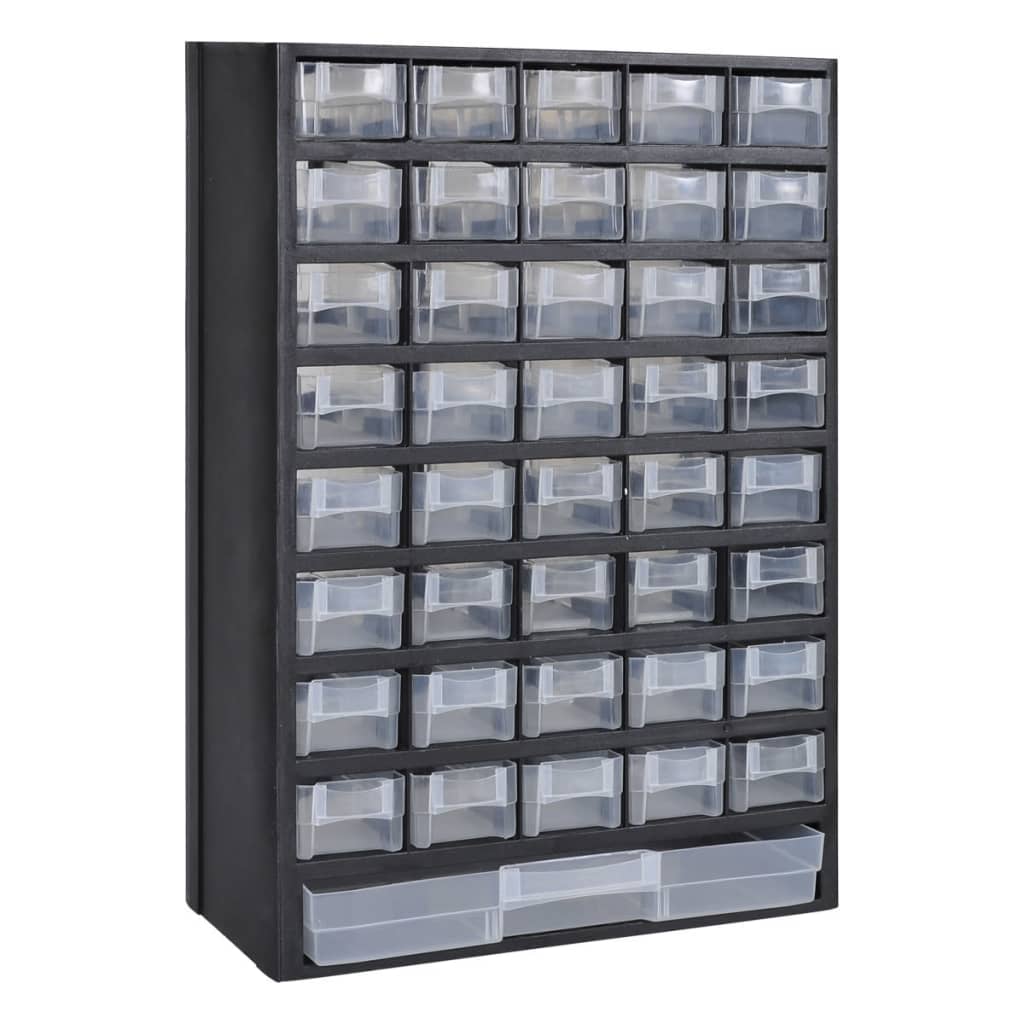 Úložný Plastový Box Na Nářadí 41 Zásuvek