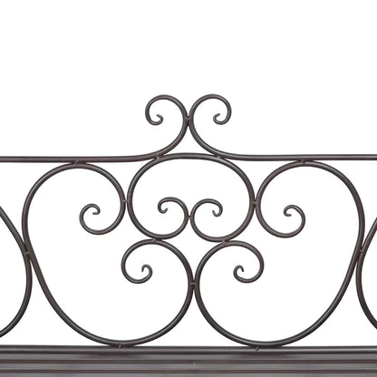 Zahradní Lavice 132 Cm Ocelová Starožitná