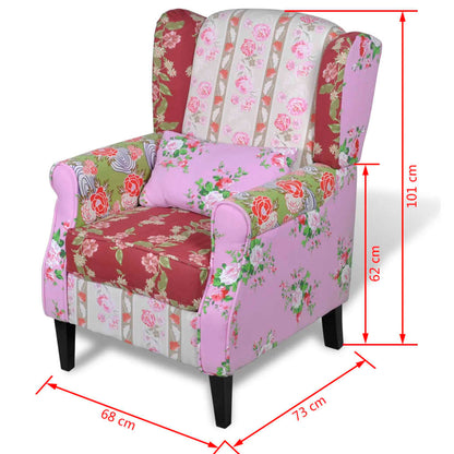 Křeslo Patchwork Textilní