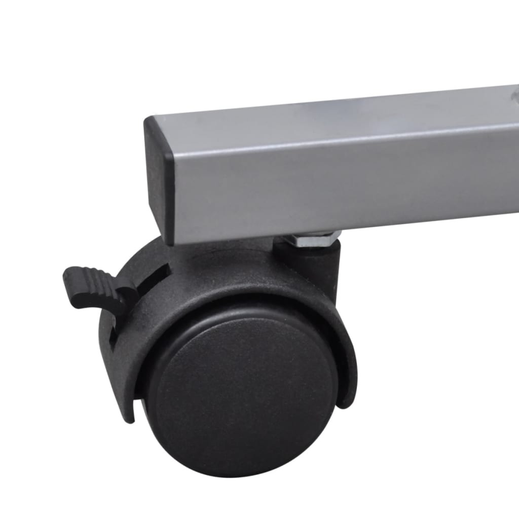 Kompaktní Počítačový Stůl S Vysouvací Deskou Na Klávesnici Bílý