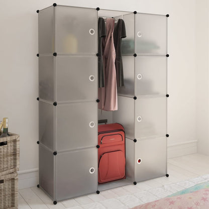 Modulární Skříň Se 14 Přihrádkami 37 X 146 X 180,5 Cm