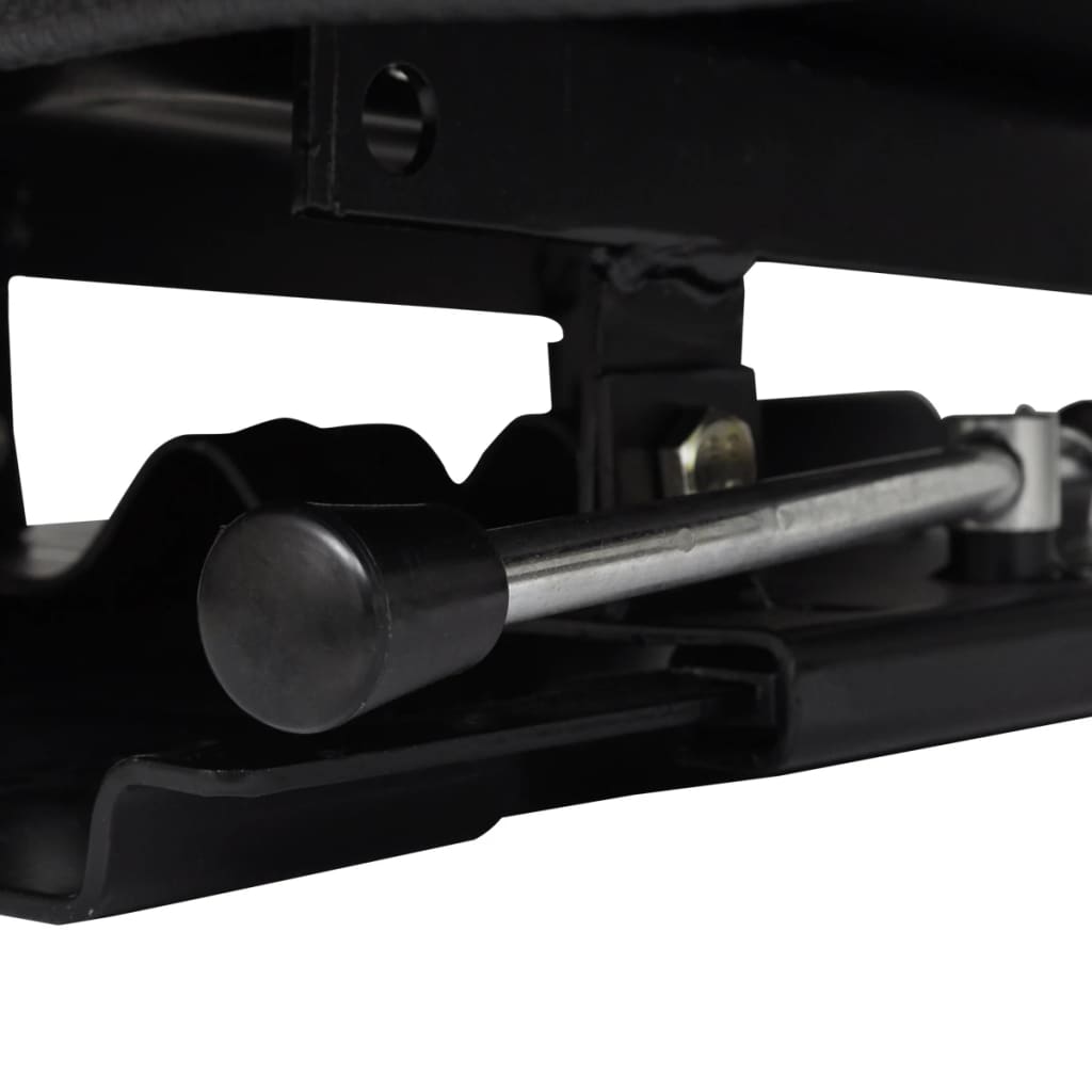 Traktorová Sedačka S Opěradlem Černá