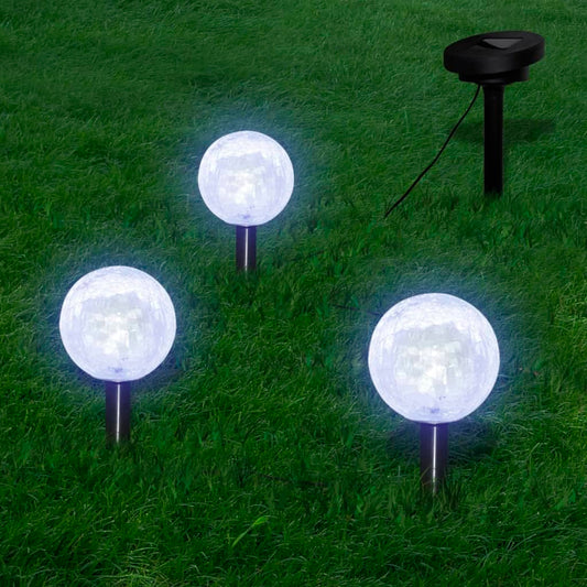 Solární Zahradní Světla 6 Ks Led Zemní Bodce A Solární Panel