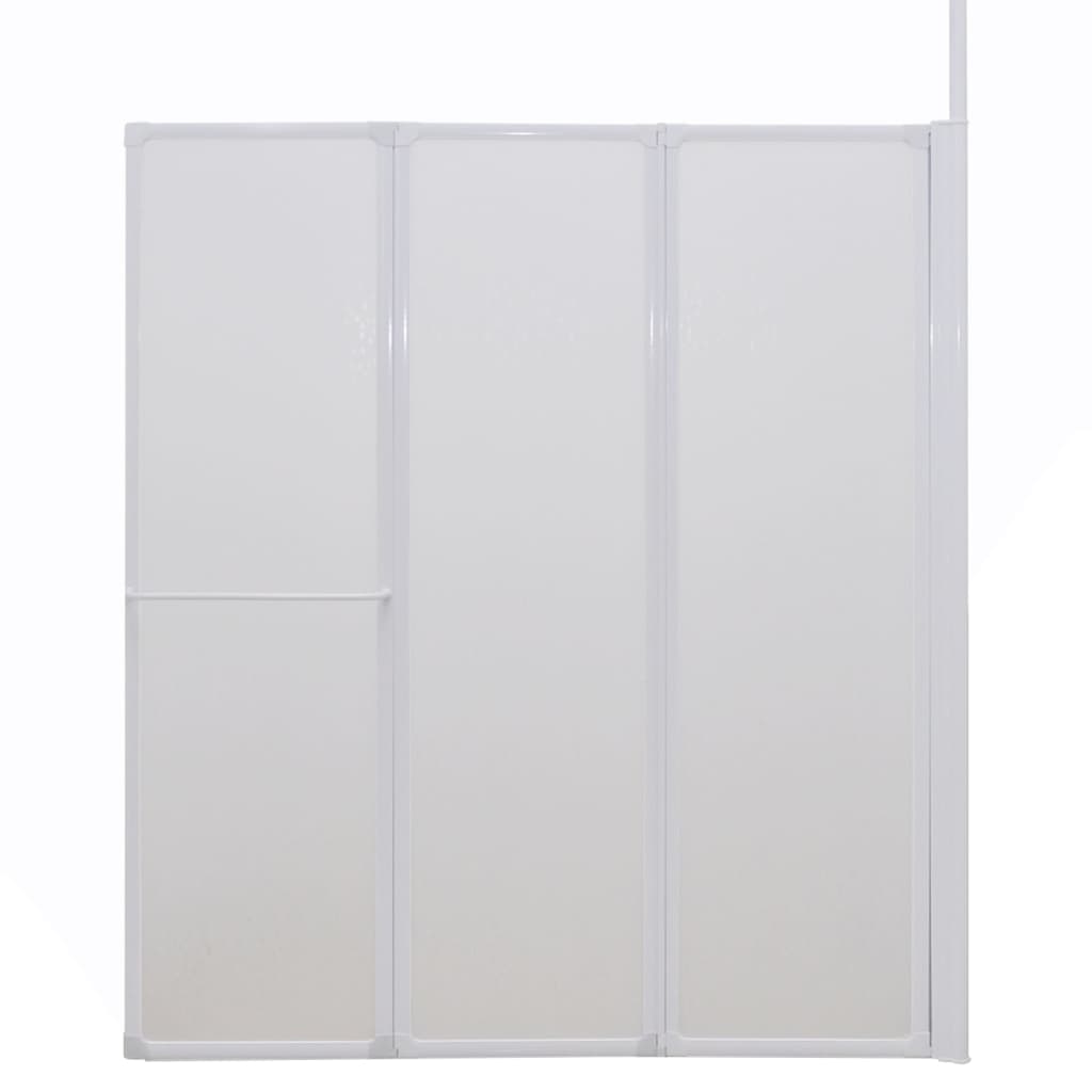 Sprchová A Vanová Zástěna Tvar L 70X120X137Cm 4 Panely Skládací