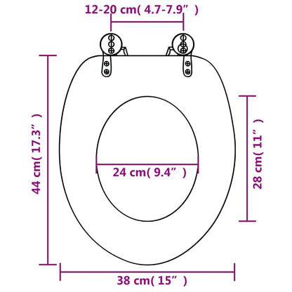 Wc Sedátko Mdf S Víkem Design Kameny