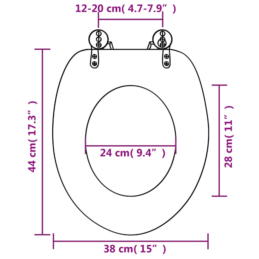Wc Sedátko Mdf S Víkem Design Delfíni