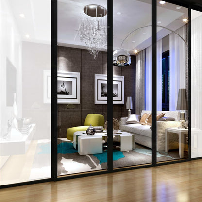 Čistá Matná Privátní Fólie Mléčné Sklo Samolepicí 0,9 X Frosted Grey