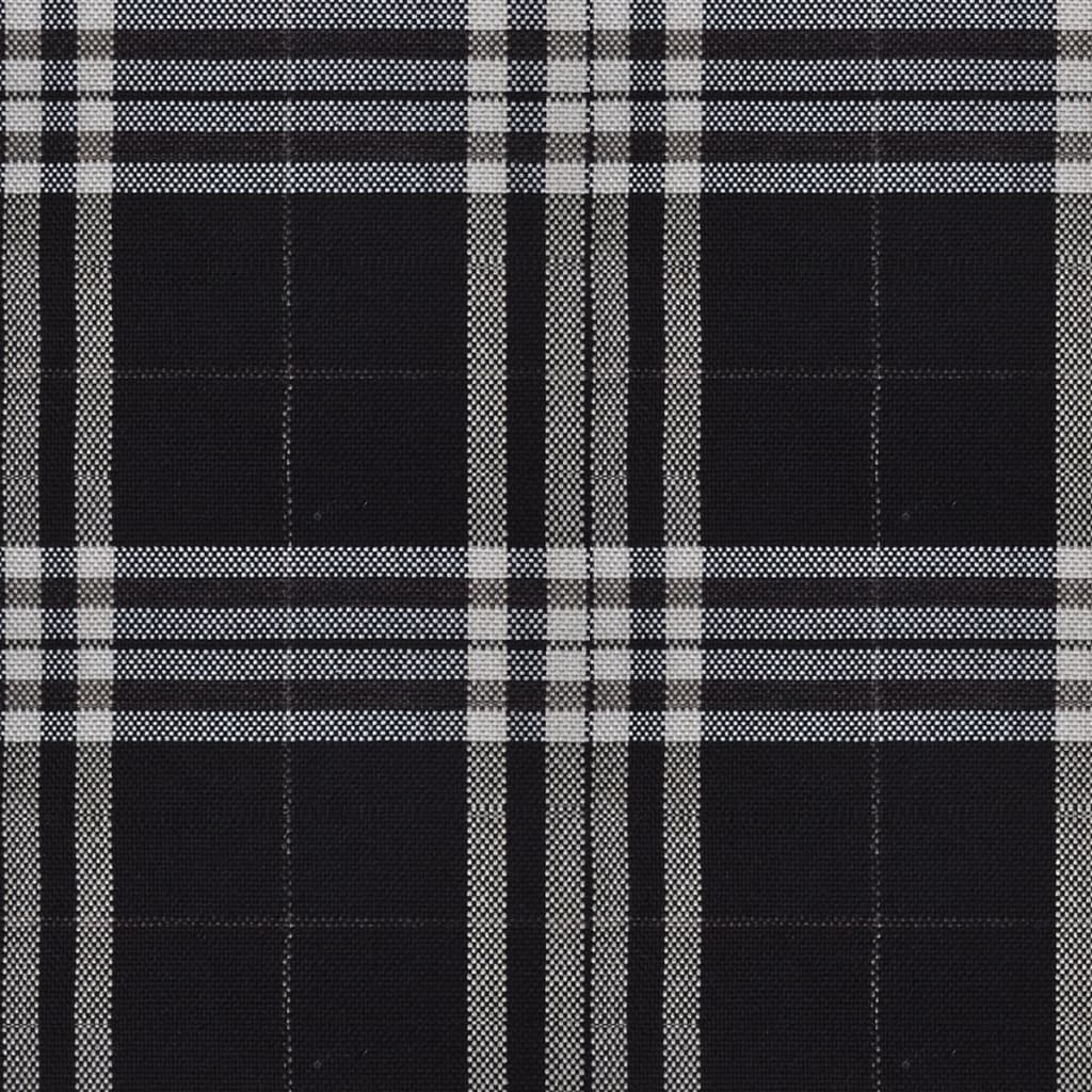 Křeslo S Poduškou Černé Textil