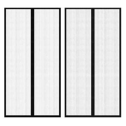 Závěs Do Dveří Proti Hmyzu Magnetický Černý