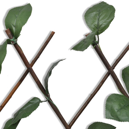 Vrbový Trelážový Plot 5 Ks S Umělými Listy