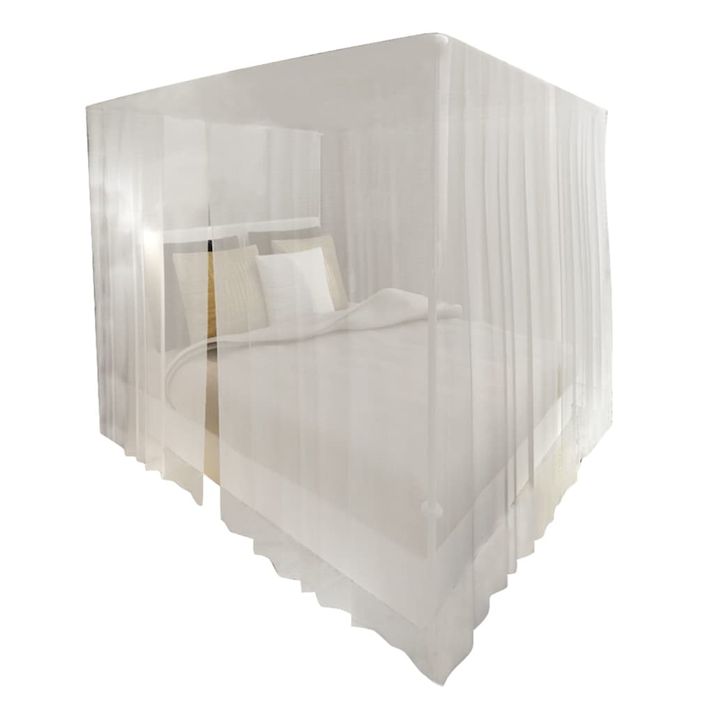Moskytiéra Nad Postel 2 Ks - Hranatá - 220 X 200 X 210 Cm - Bílá