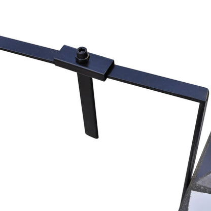 Závěsný Stolek Na Balkon Černý A Bílý Mozaika