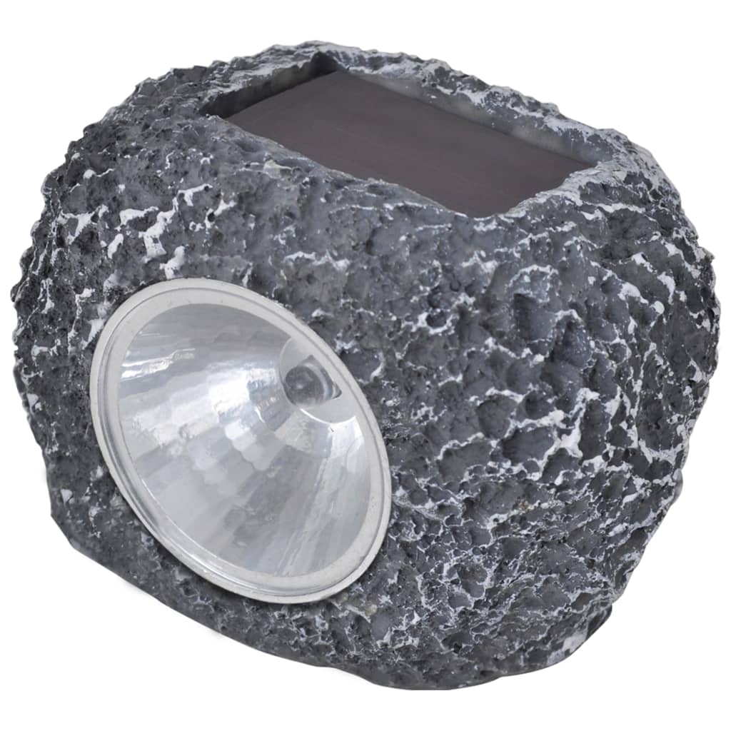 Zahradní Solární Led Bodovky Tvar Kamene 12 Ks