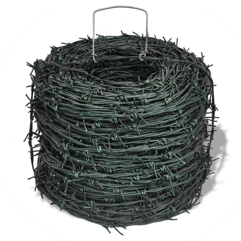 Ostnatý Drát Zelený Role 100 M
