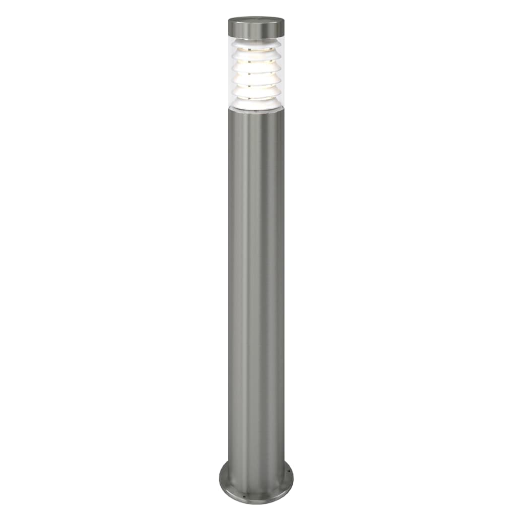 Zahradní Sloupková Lampa Nerezová Ocel