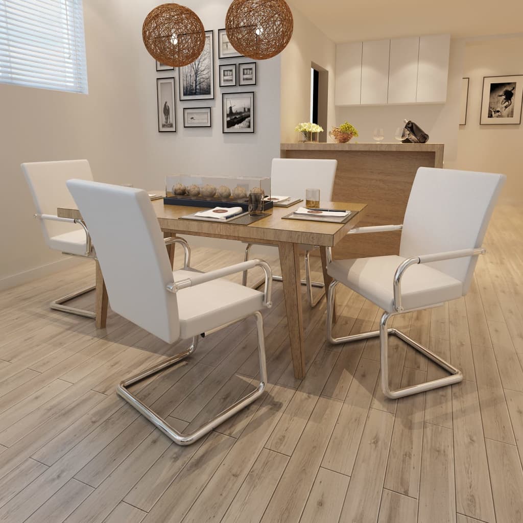 Konzolové Jídelní Židle 2 Ks Hnědé Syntetická Kůže