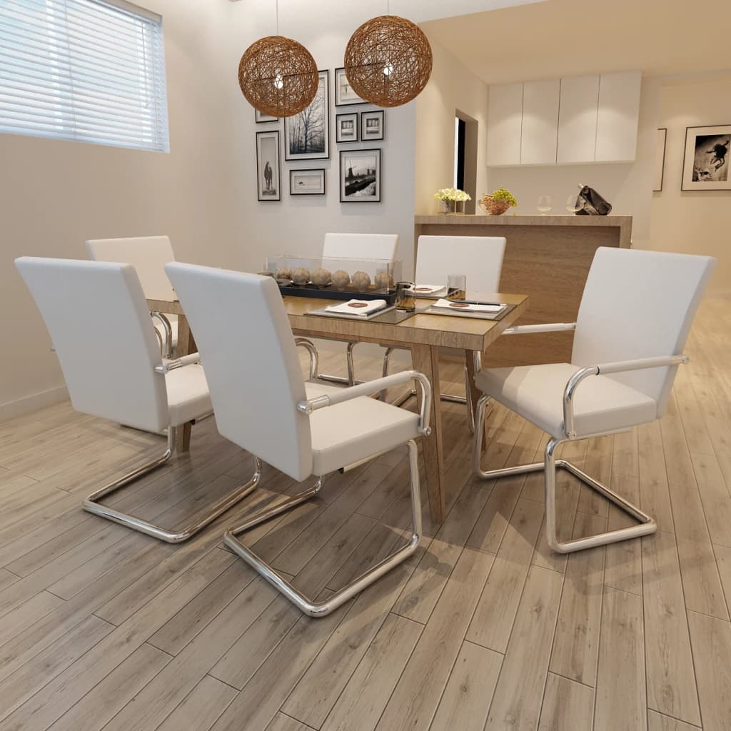 Konzolové Jídelní Židle 2 Ks Hnědé Syntetická Kůže