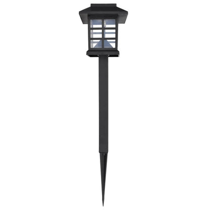 Venkovní Solární Led Lampa S Hrotem, Sada 12 Ks, 8,6 X 8,6 X 38 Cm
