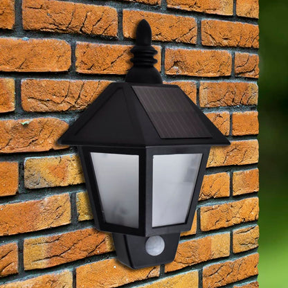 Solární Nástěnné Svítidlo S Pohybovým Čidlem