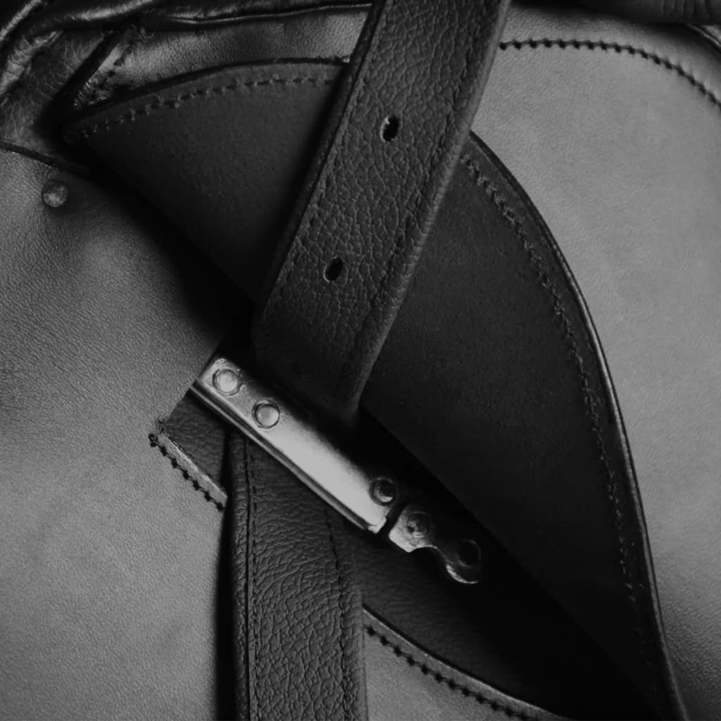 Sedlo Z Pravé Kůže S Příslušenstvím, Velikost Posedlí 16&quot; - Černé