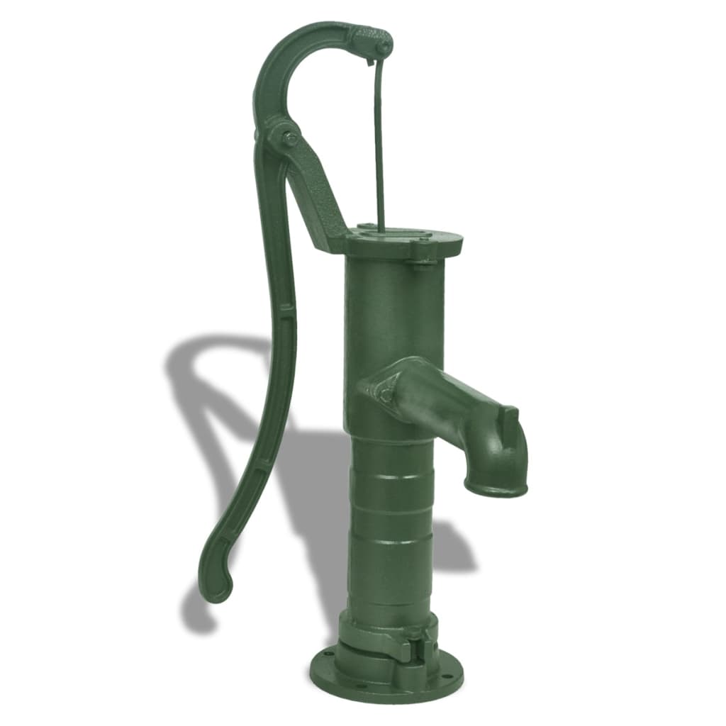 Litinová zahradní ruční pumpa/čerpadlo se stojanem