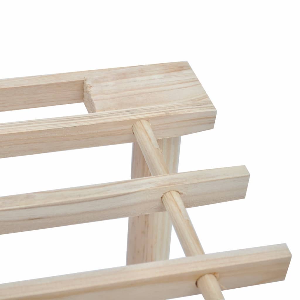 Botníky Se 3 Policemi 2 Ks Masivní Jedlové Dřevo