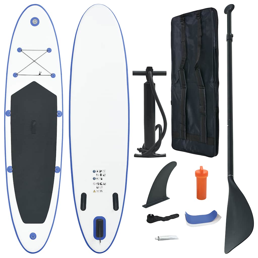 Nafukovací Stand Up Paddleboard (Sup) Modrobílý