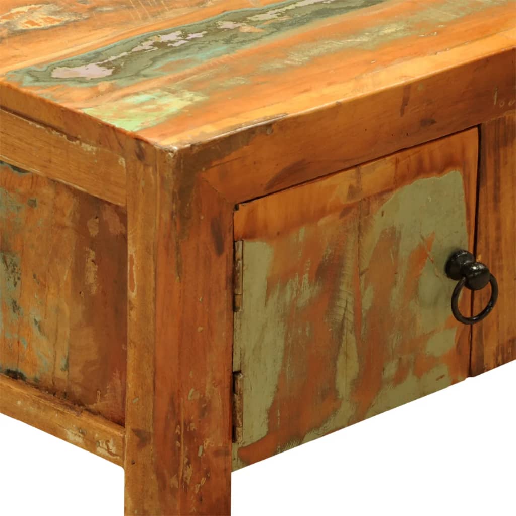 Tv Skříňka Se 2 Dvířky Masivní Recyklované Dřevo Vintage