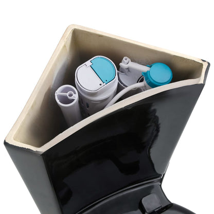 Keramická Toaleta Rohová Černá