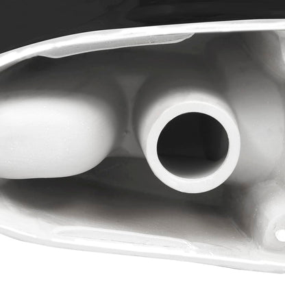 Keramické Wc Kulaté Spodní Odpad Černé