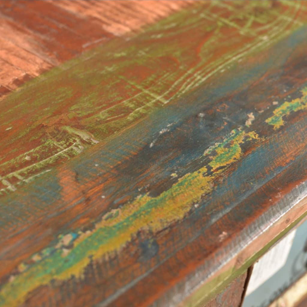 Komoda Se 4 Zásuvkami Masivní Recyklované Dřevo