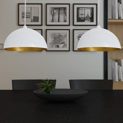 Stropní Lampa Polokoule 2 Ks S Nastavitelnou Výškou