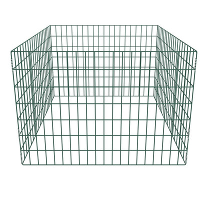 Zahradní Drátěný Kompostér Čtvercový 100 X 100 X 70 Cm