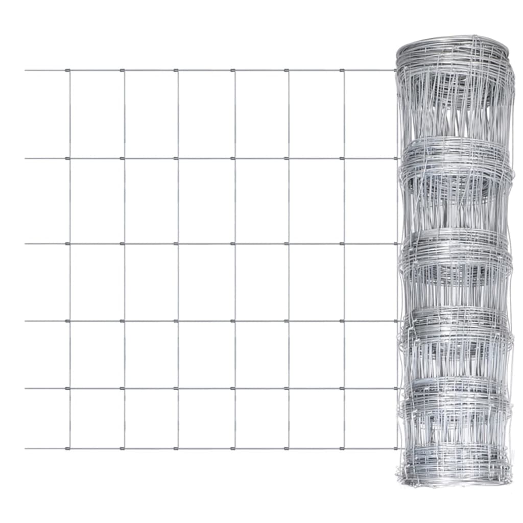 Lesnický Plot Se Sloupky Pozinkované Železo 50 M