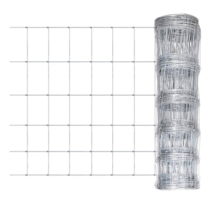 Lesnický Plot Se Sloupky Pozinkované Železo 50 M