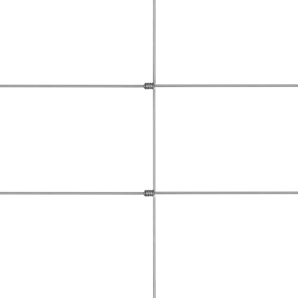 Lesnický Plot Se Sloupky Pozinkované Železo 50 M