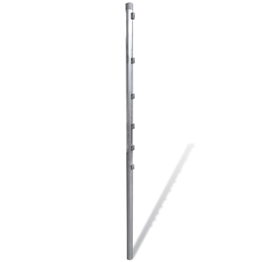 Lesnický Plot Se Sloupky Pozinkované Železo 50 M