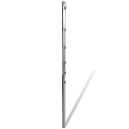 Lesnický Plot Se Sloupky Pozinkované Železo 50 M