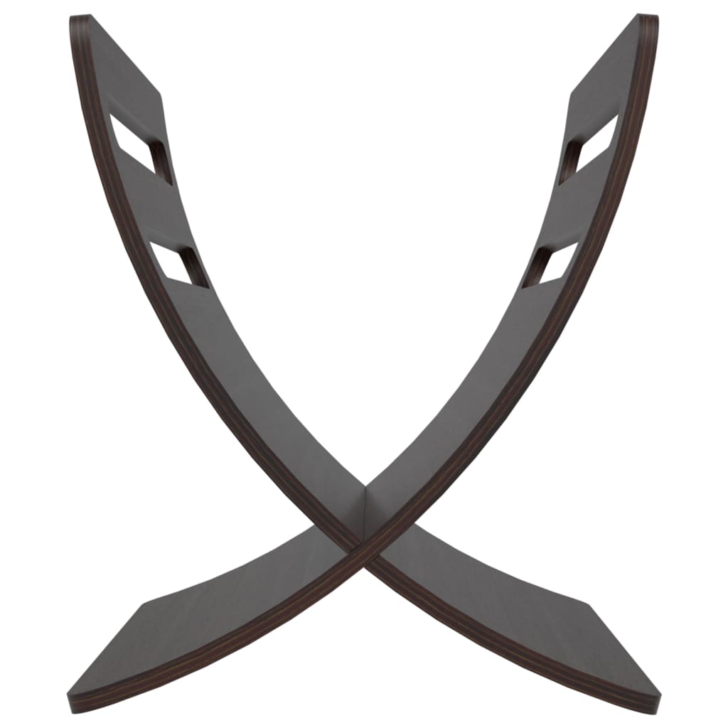 Dřevěný Stojan Na Časopisy Volně Stojící Hnědý