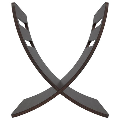 Dřevěný Stojan Na Časopisy Volně Stojící Hnědý