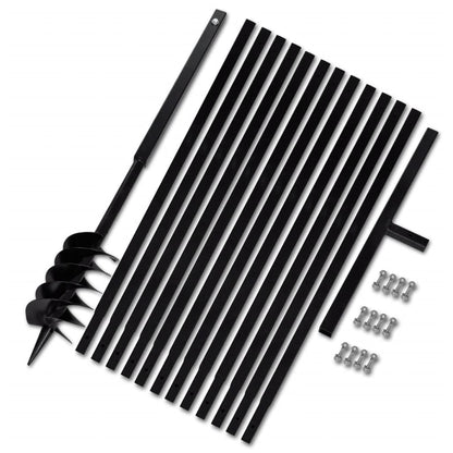 Zemní Vrták S Rukojetí , S Nástavci 9 M, Ocel