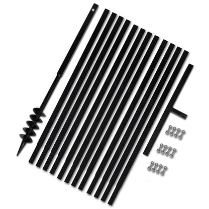 Zemní Vrták S Rukojetí , S Nástavci 9 M, Ocel