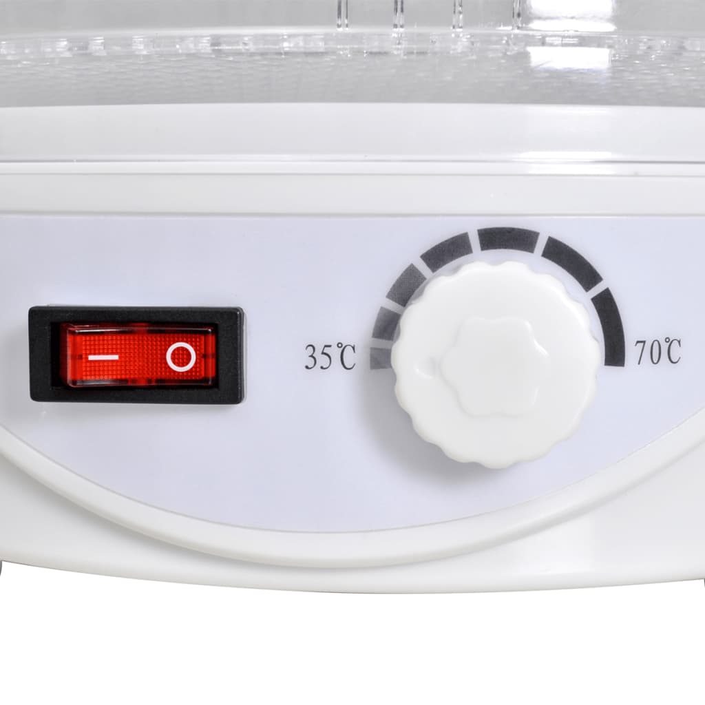 Sušička Potravin S 6 Stohovatelnými Zásobníky (Kulatá)