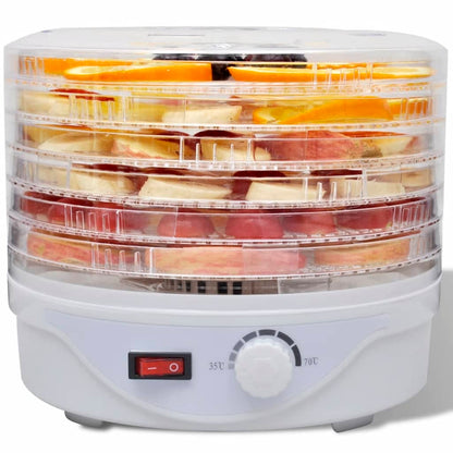 Sušička Potravin S 6 Stohovatelnými Zásobníky (Kulatá)