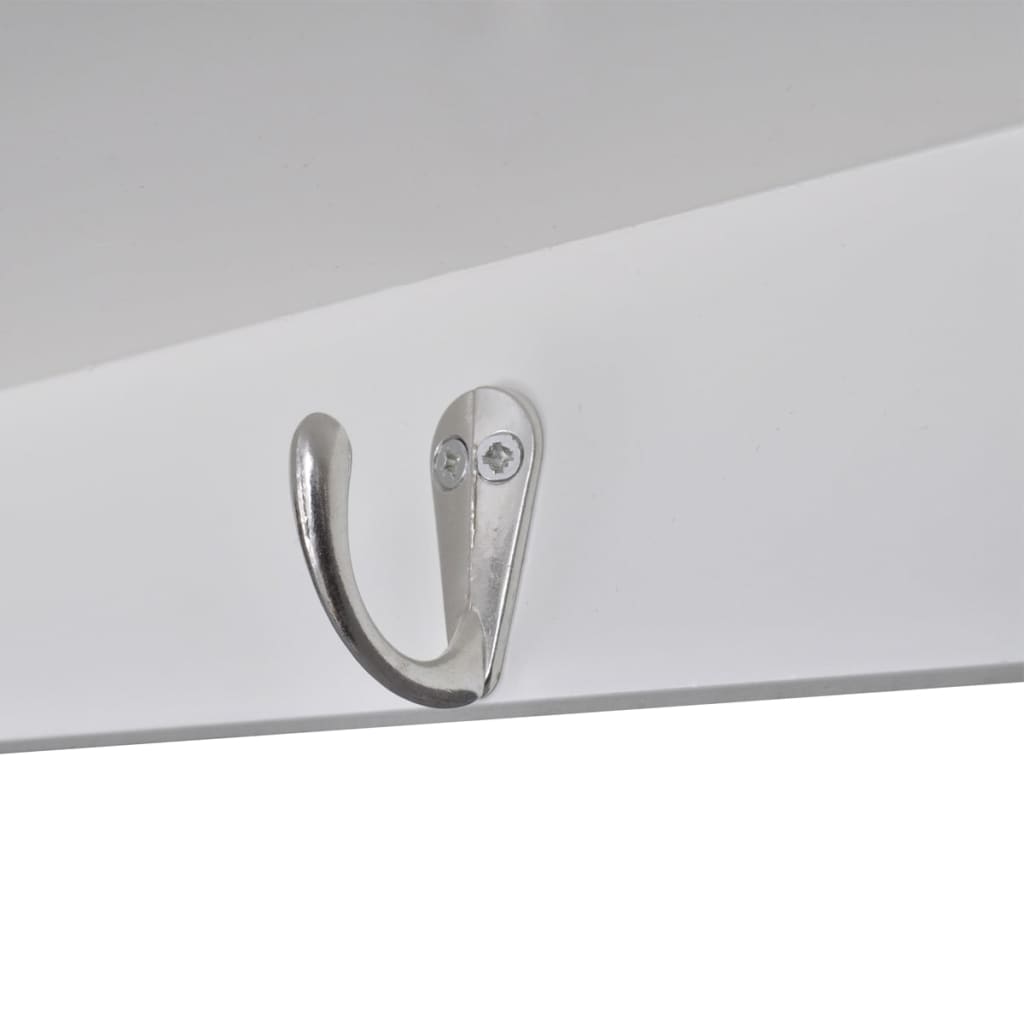 Dřevěná Kuchyňská Nástěnná Skříňka Bílá