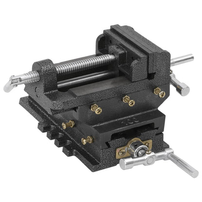 Strojní Svěrák Pod Vrtačku Křížový Ručně Ovládaný 78 Mm